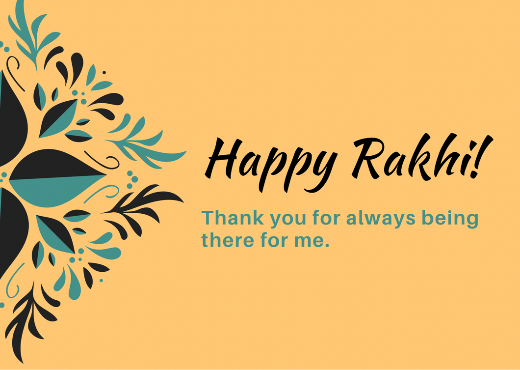 Rakhi card